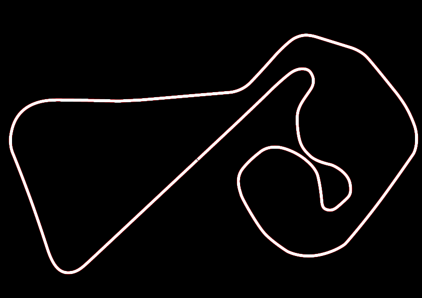Streckenlayout Sachsenring